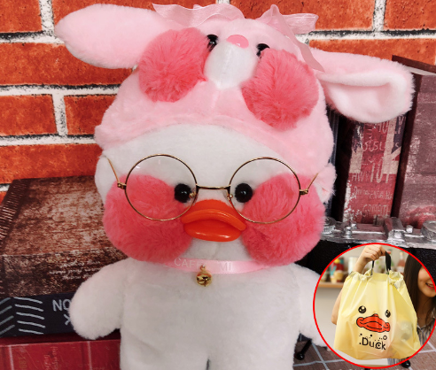 Peluche Pato Lalafanfan Cafe Mimi con Ácido Hialurónico - Image 28