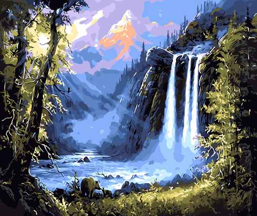 Pintura por Números - Cascada