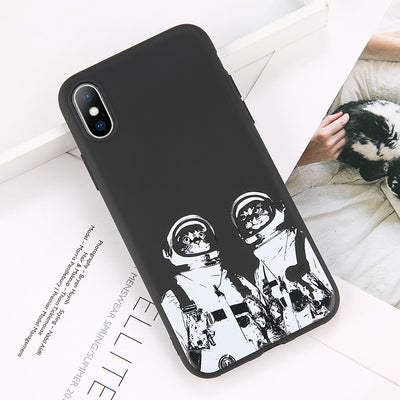 Funda para celular con diseño adorable de gatos, perros y peces - Image 15