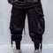 Pantalones Overol Sueltos con Bordados y Detalles Motorizados para Hombre