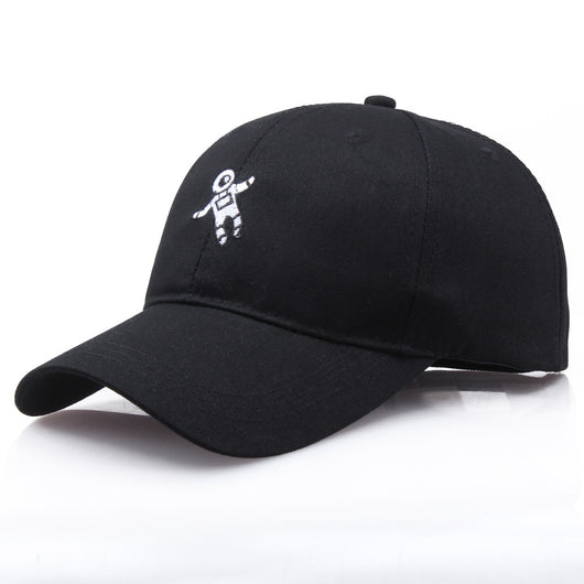 Gorra de Béisbol Astronauta Bordado en Color Sólido - Image 10