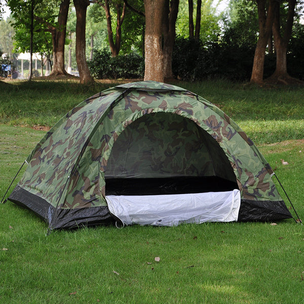 Tienda de Campaña Doble Camuflaje para Camping y Aventuras al Aire Libre