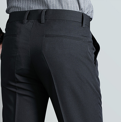 Pantalones Slim Rectos con Estiramiento Cuádruple - Image 24