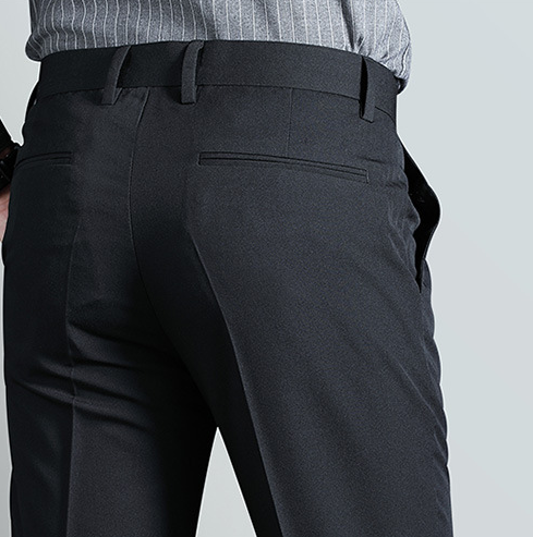 Pantalones Slim Rectos con Estiramiento Cuádruple - Image 24