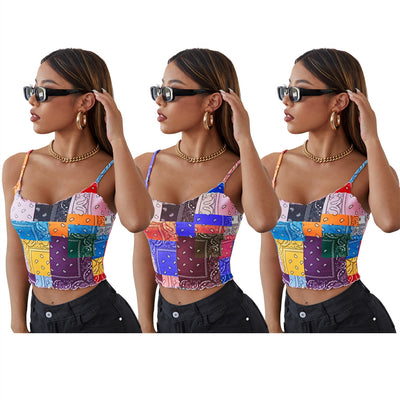 Top Strapless Estampado Pit Strip Sexy para Mujer - Image 12
