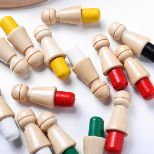 Ajedrez de Memoria en Madera - Juguete Educativo para Niños