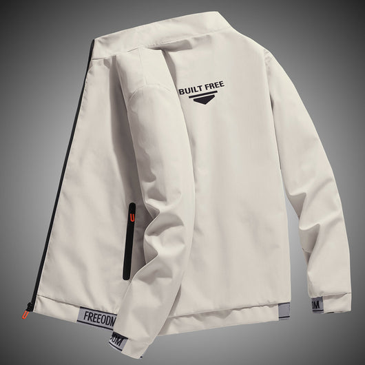Chaqueta Deportiva Casual para Hombre Cuello Alto Otoño - Image 3