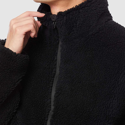 Suéter de Polar Fleece Casual para Hombre en Colores Sólidos - Image 10