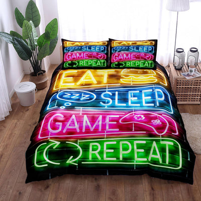 Juego de Cama Gamer 3 Piezas - Sábana, Funda Nórdica y Almohada - Image 5