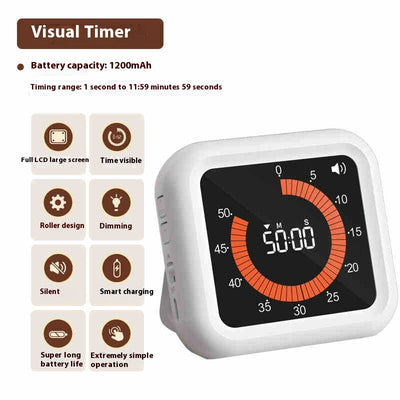 Reloj Despertador Silencioso con Control Visual de Tiempo - Image 6
