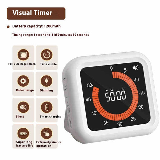 Reloj Despertador Silencioso con Control Visual de Tiempo - Image 6