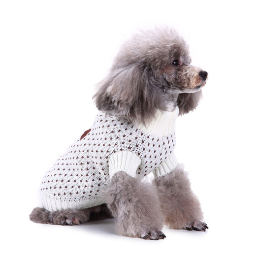 Suéter Navideño con Diseño de Copos de Nieve para Perros - Image 3