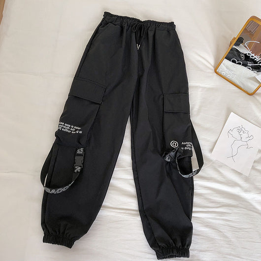 Pantalones Harem con Cintura Elástica y Pierna Recta - Image 7