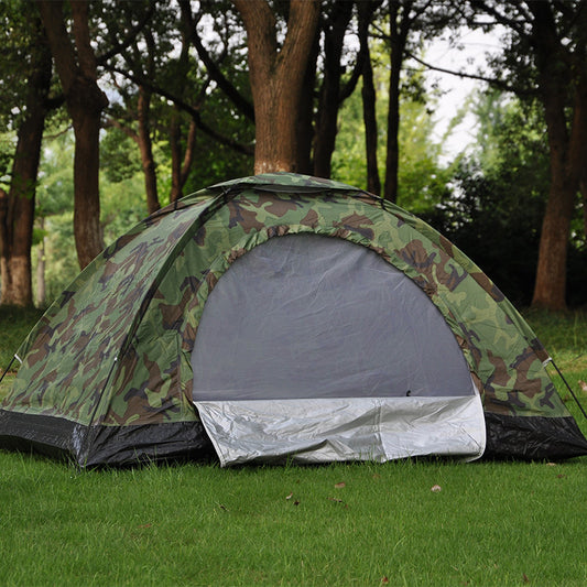 Tienda de Campaña Doble Camuflaje para Camping y Aventuras al Aire Libre
