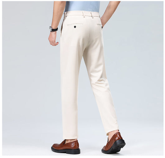 Pantalones Casuales Holgados de Corte Ejecutivo para Hombre - Image 11
