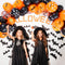 Pegatinas de Murciélagos Halloween Naranja y Negro para Decoración de Fiestas