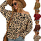 Blusa Leopardo Hombro Descubierto