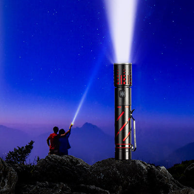 Linterna LED Táctica Recargable con Zoom y Alcance Extendido - Image 9