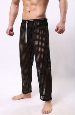 Pantalones Casuales de Malla para Hombre - Diseño Moderno y Versátil - Image 4