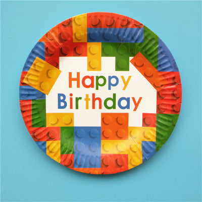 Decoración de Bloques de Construcción para Fiestas de Cumpleaños - Image 11