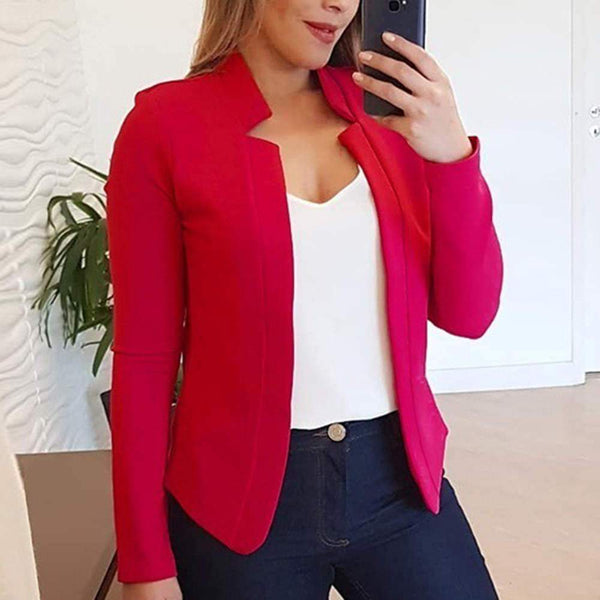 Blazer Clásico de Manga Larga Tallas S-5XL PYR