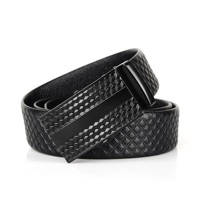 Cinturón de Cuero Genuino para Hombre con Hebilla Automática - Image 5