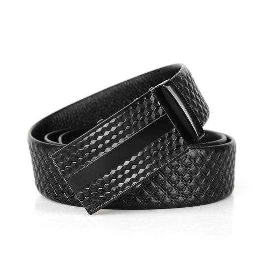 Cinturón de Cuero Genuino para Hombre con Hebilla Automática - Image 5