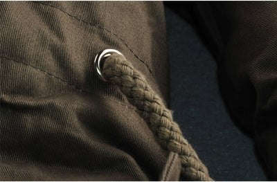 Chamarra Hoodie Suelta Gruesa de Largo Medio - Estilo Europeo y Americano - Image 8