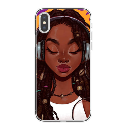 Funda para Celular con Diseño de Chica Ilustrada