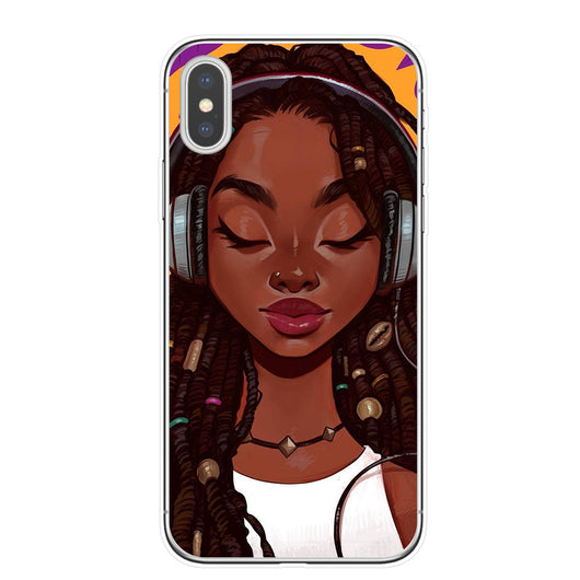 Funda para Celular con Diseño de Chica Ilustrada