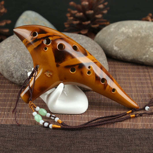 Ocarina de 12 Agujeros - Instrumento de Viento Profesional