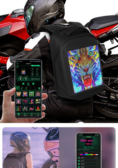 Mochila Inteligente Impermeable con Luz LED para Negocios - Image 3