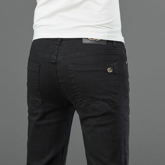 Pantalones Jeans Slim Fit Elásticos Four Seasons para Hombre - Image 5