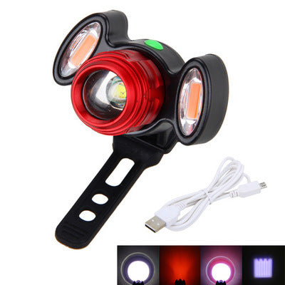 Luz Frontal para Bicicleta USB Recargable 4 Modos Impermeable - Image 6