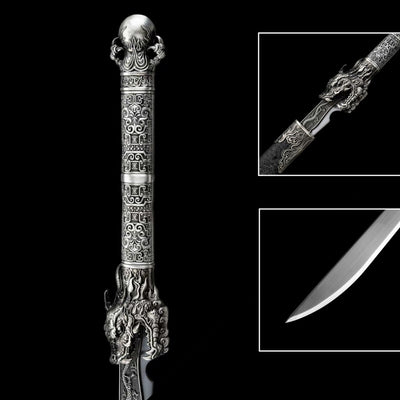 Espada Han Forjada a Mano - Réplica Histórica en Acero Mangánico Coleccionable - Image 4
