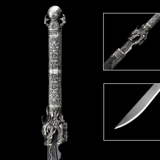 Espada Han Forjada a Mano - Réplica Histórica en Acero Mangánico Coleccionable - Image 4