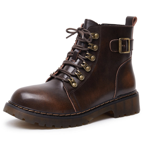 Botas de Invierno Estilo Japonés con Suela Gruesa y Forro Cálido para Mujer