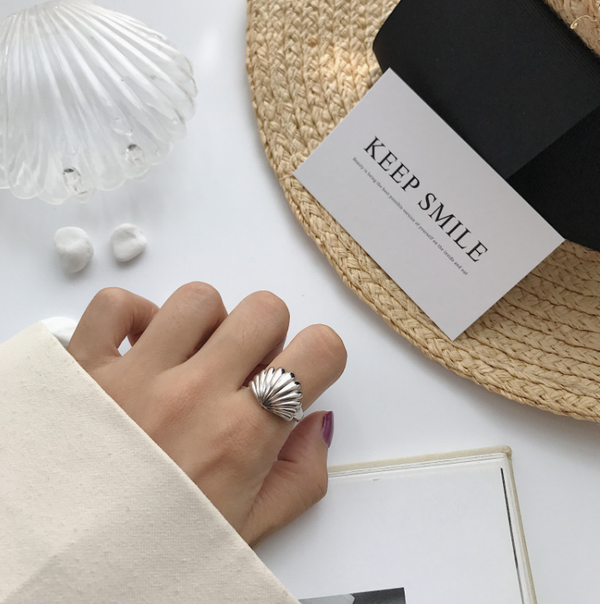 Anillo de Concha en Plata 925