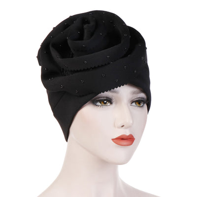 Gorro de Algodón Espacial con Punta de Cerámica Floral - Image 19