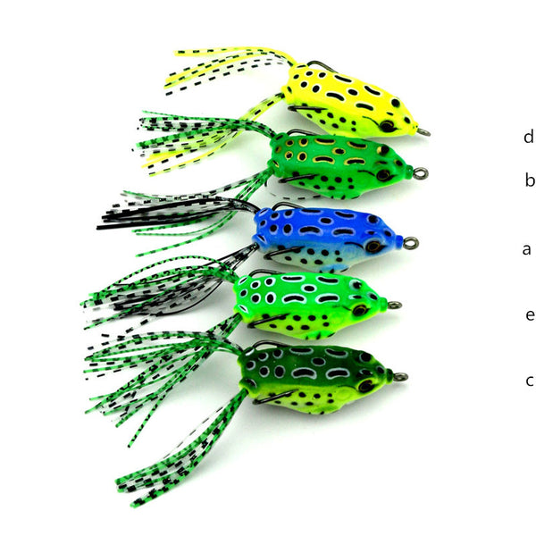Rana Artificial Mini 5.5cm - Señuelo Suave para Pesca de Depredadores