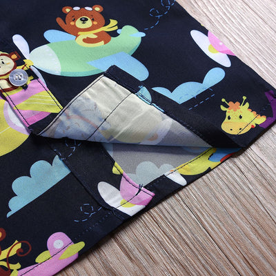 Conjunto Infantil Estampado: Playera y Shorts Casuales - Image 2