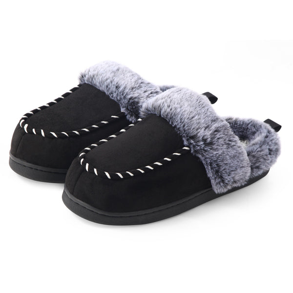 Zapatillas de Casa Otoño Invierno con Diseño Desgastado y Boca de Pelaje para Hombre - Image 6
