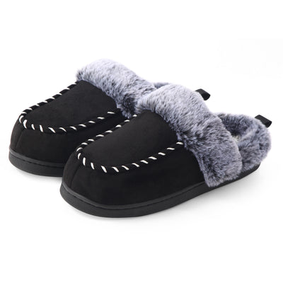 Zapatillas de Casa Otoño Invierno con Diseño Desgastado y Boca de Pelaje para Hombre - Image 6