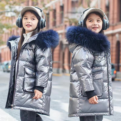 Chaqueta Acolchada de Algodón Brillante para Niños - Image 10