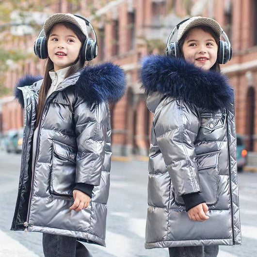 Chaqueta Acolchada de Algodón Brillante para Niños - Image 10