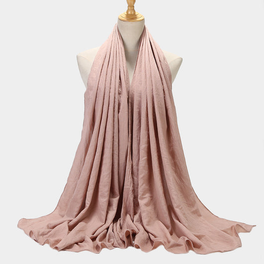 Pañuelo Cuadrado de Algodón y Lino - Diseño Liso y Versátil - Image 23