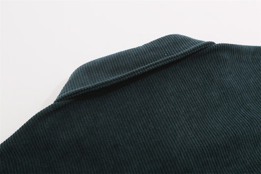 Camisa Casual de Manga Larga con Rayas Verticales y Bolsillo Contraste - Image 15