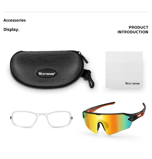 Gafas de Ciclismo Marco Grande Lentes de Color Protección Contra el Viento - Image 14