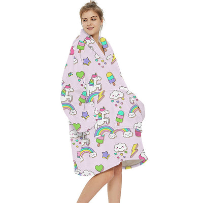 Sudadera Manta Cálida Estampada para Relajarse - Image 30