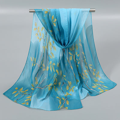 Pañuelo de Seda Chiffon Elegante para Mujer - Image 18